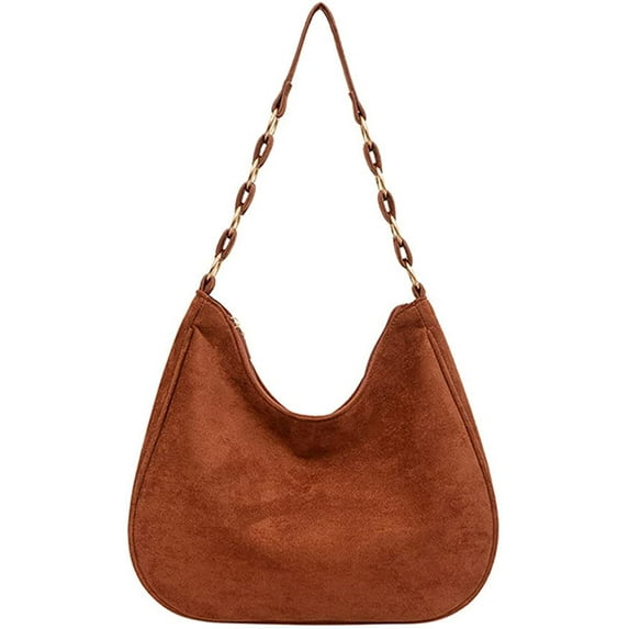 CoCopeaunts Women Tote Bag Large Shoulder Bag Vintage Hobo Bag Commute Satchel Chain Bag