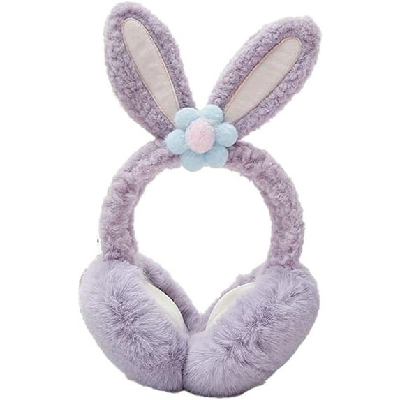 CoCopeaunts Women Winter Ear Muffs Soft Plush Cute Cute Animal Earmuffs Girl Foldable Ear Covers