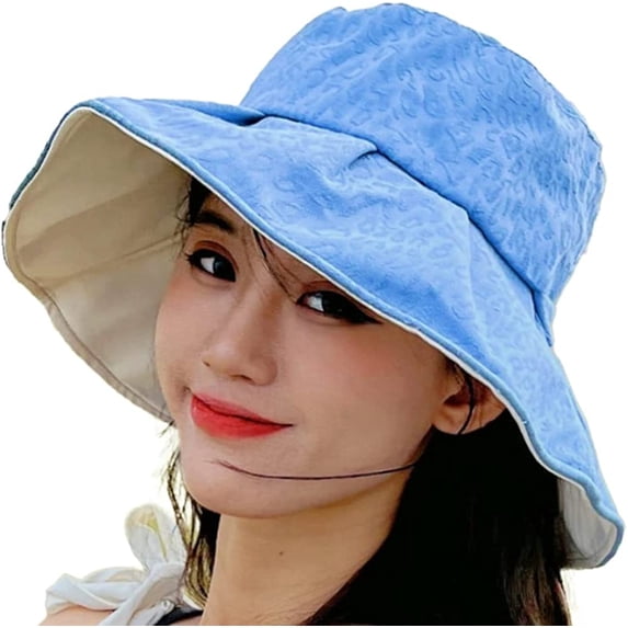 CoCopeaunts Women's Beach Fisherman Hat Cute Summer UV Protection Foldable Hats Breathable Stylish Vacation Outdoor Commute