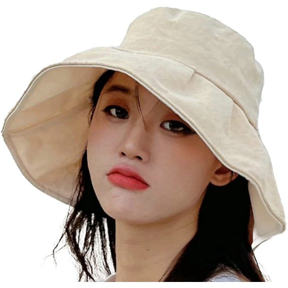 CoCopeaunts Women's Beach Fisherman Hat Cute Summer UV Protection Foldable Hats Breathable Stylish Vacation Outdoor Commute