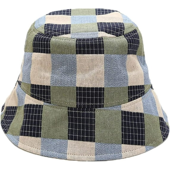 CoCopeaunts Women's Bucket Hat Fashion Summer UV Protection Beach Double-Sided Fisherman Hat for Men Packable Thin Basin Cap