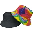 thumbnail image 1 of CoCopeaunts Women's Bucket Hat Tie Dye Summer Fisherman Hat for Men Double-Side-Wear Reversible Bucket Cap Lightweight Packable, 1 of 8