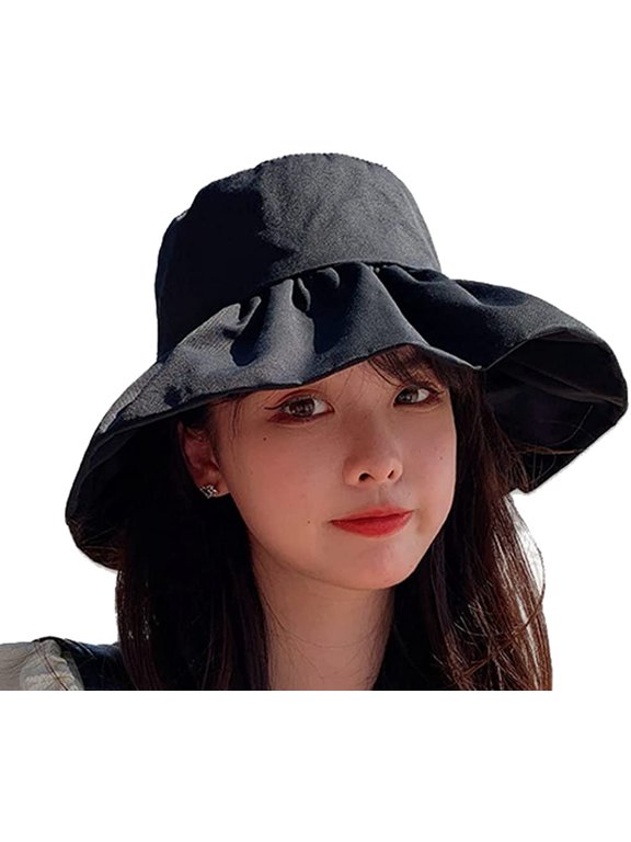 Women's Bucket Hat UV Protection Wide Brim Sun Hat Fishmen Hat Casual Packable Breathable Beach Fishing, Commuting & Hiking