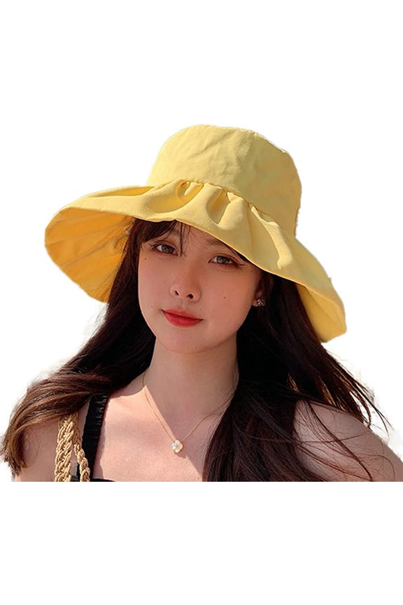 Women's Bucket Hat UV Protection Wide Brim Sun Hat Fishmen Hat Casual Packable Breathable Beach Fishing, Commuting & Hiking