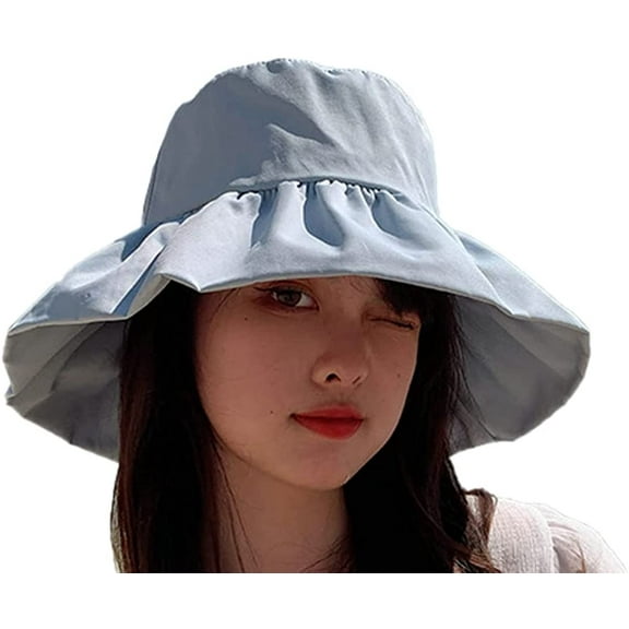 CoCopeaunts Women's Bucket Hat UV Protection Wide Brim Sun Hat Fishmen Hat Casual Packable Breathable Beach Fishing, Commuting & Hiking