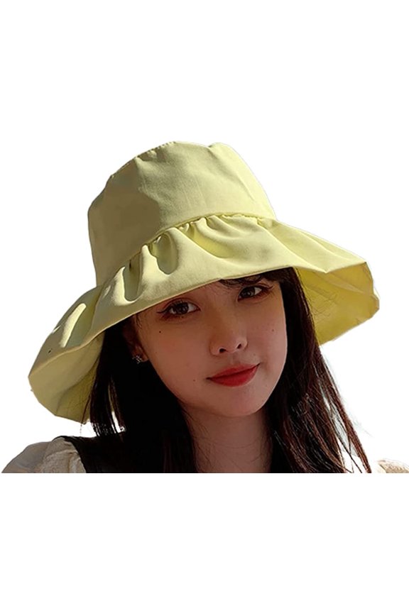 Women's Bucket Hat UV Protection Wide Brim Sun Hat Fishmen Hat Casual Packable Breathable Beach Fishing, Commuting & Hiking