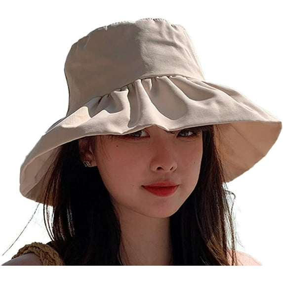 CoCopeaunts Women's Bucket Hat UV Protection Wide Brim Sun Hat Fishmen Hat Casual Packable Breathable Beach Fishing, Commuting & Hiking