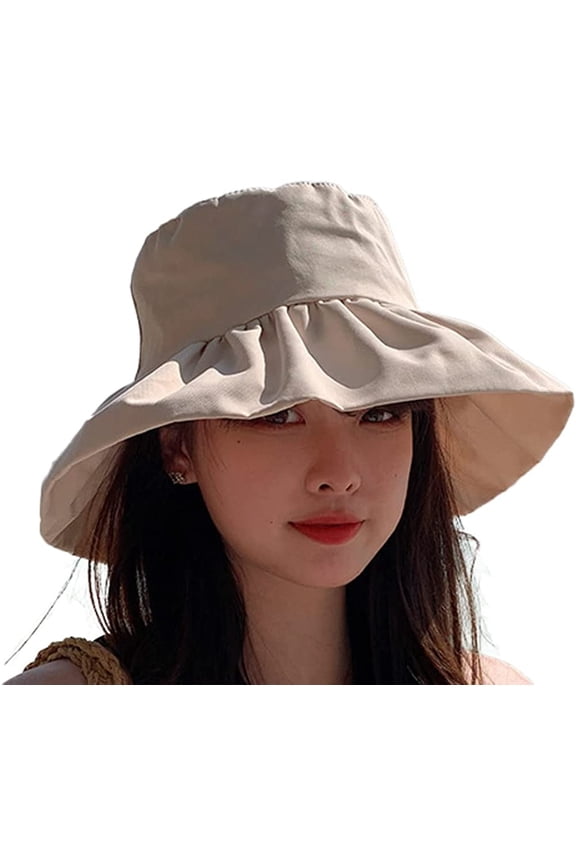 Women's Bucket Hat UV Protection Wide Brim Sun Hat Fishmen Hat Casual Packable Breathable Beach Fishing, Commuting & Hiking