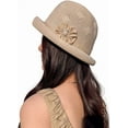 thumbnail image 1 of CoCopeaunts Women's Bucket Hats Knitted Beach Sun Hats Elegante Fisherman Hats with Flowers Breathable Party Bucket Hats All Seasons Use, 1 of 8