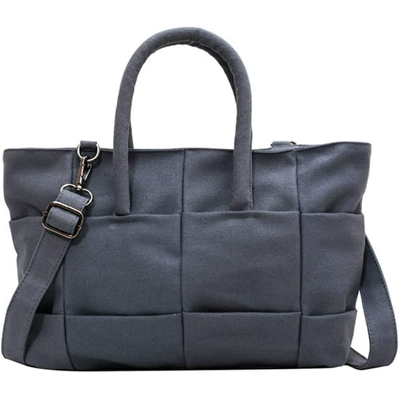 CoCopeaunts Women's Canvas Tote Bag, Satchel Handbag Canvas Shoulder Bag Crossbody Bag Large Capacity Stylish Hobo Work School Date 2023