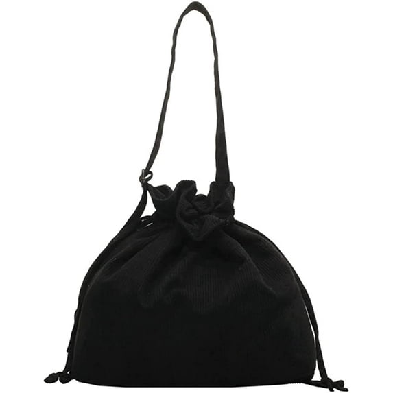 CoCopeaunts Women's Corduroy Tote Shoulder Bag, Crossbody Bag f Men Retro Unuque Bucket Bag Large Capacity Date School Shopping Hobo Bag