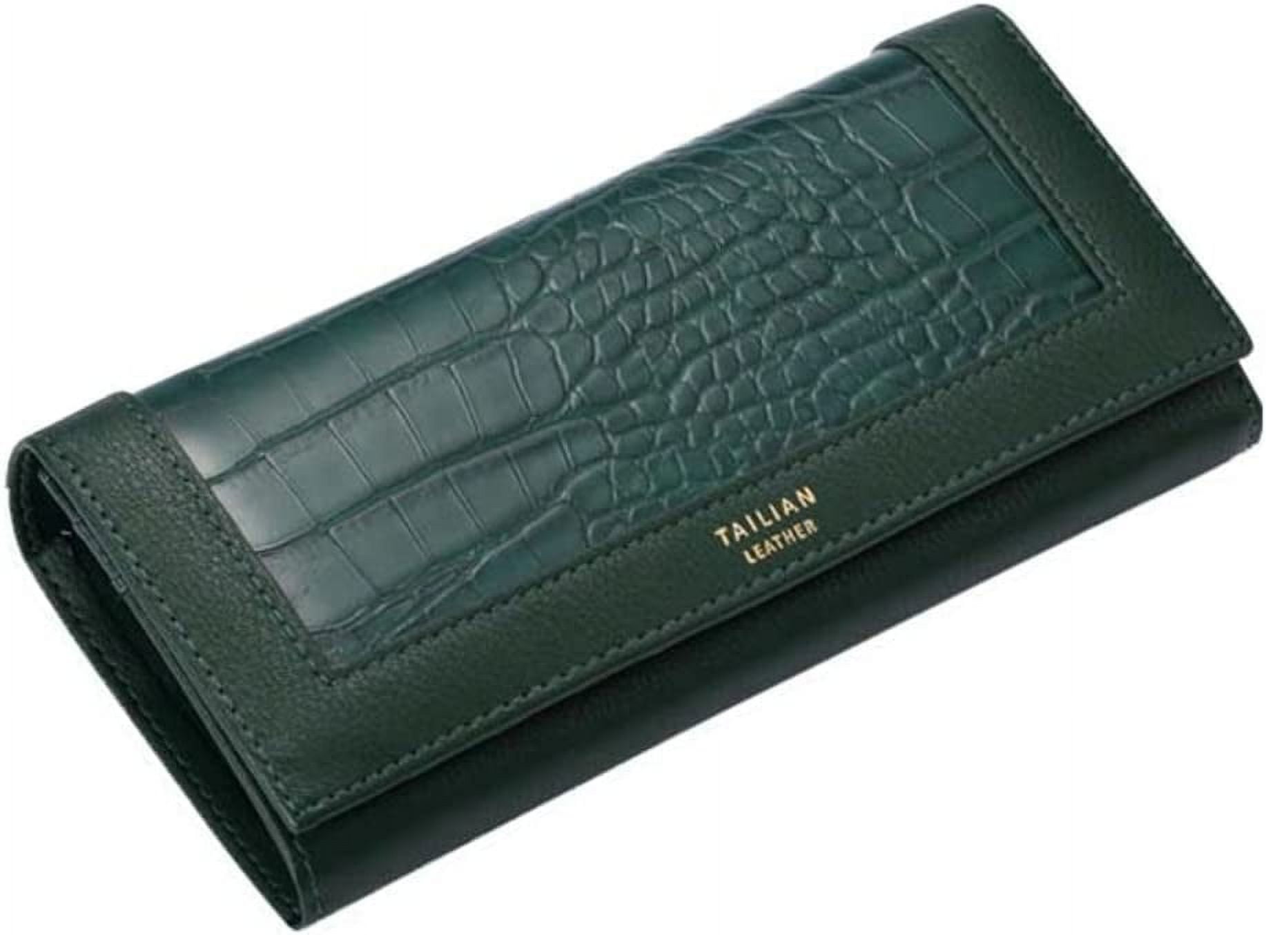 Crocodile Pattern PU Leather Small Card Wallet for Women Multi