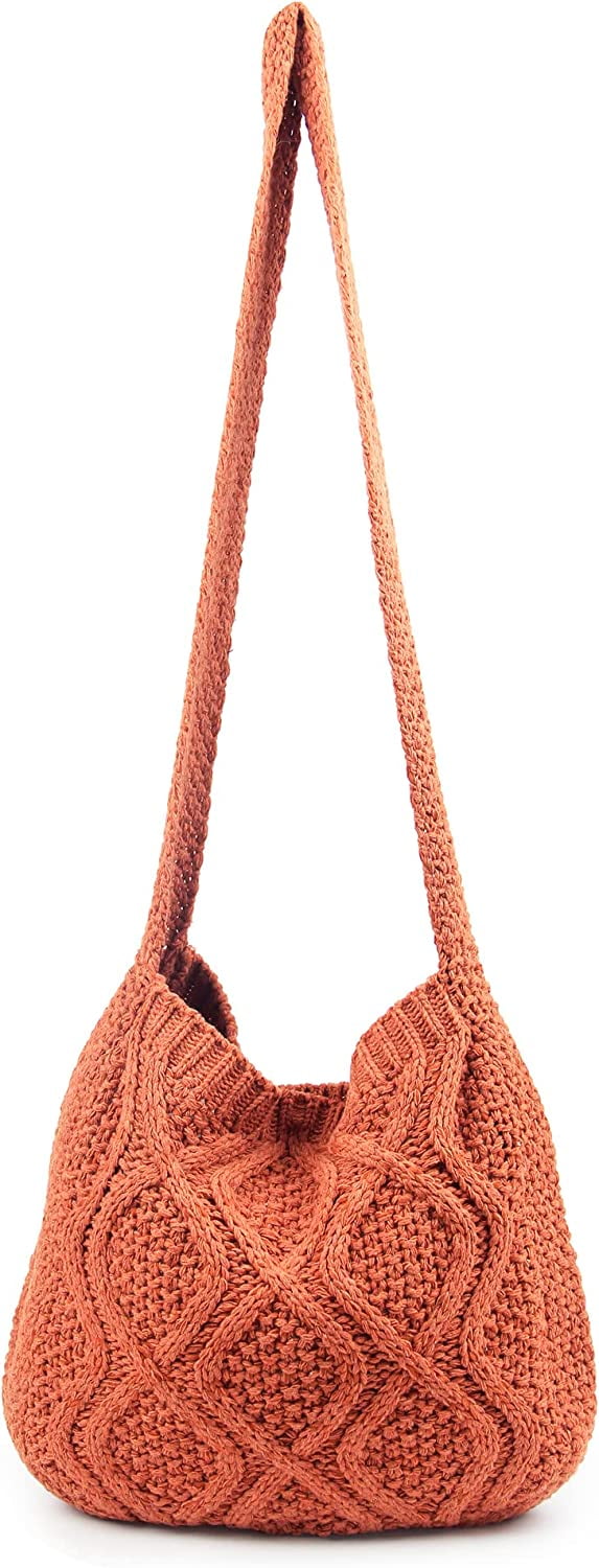 CoCopeaunts Women's Shoulder Handbags Crochet Bags Shoulder Shopping Bag tote bag aesthetic canvas tote cute tote bags