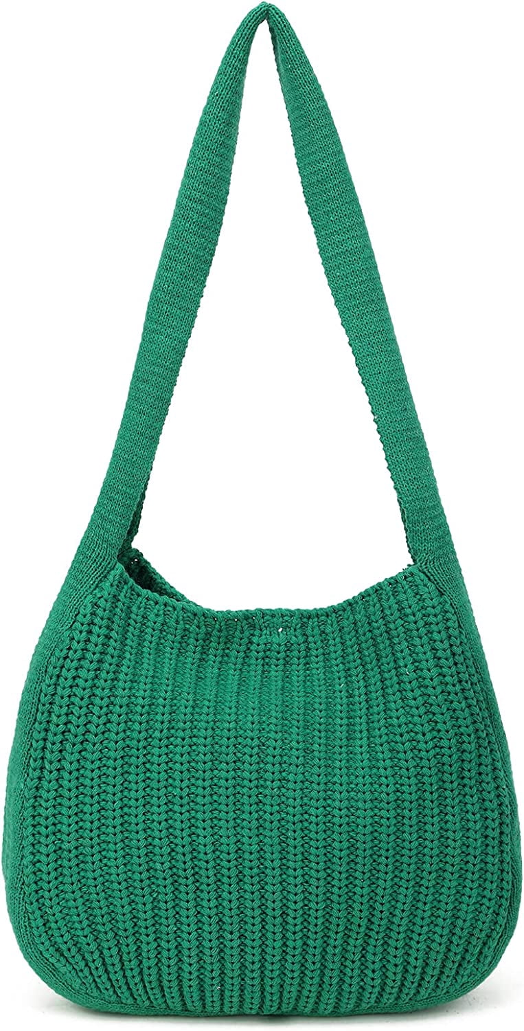 CoCopeaunts Women's Shoulder Handbags Hand crocheted Bags large Shoulder Shopping Bag tote bag aesthetic canvas tote cute tote bags
