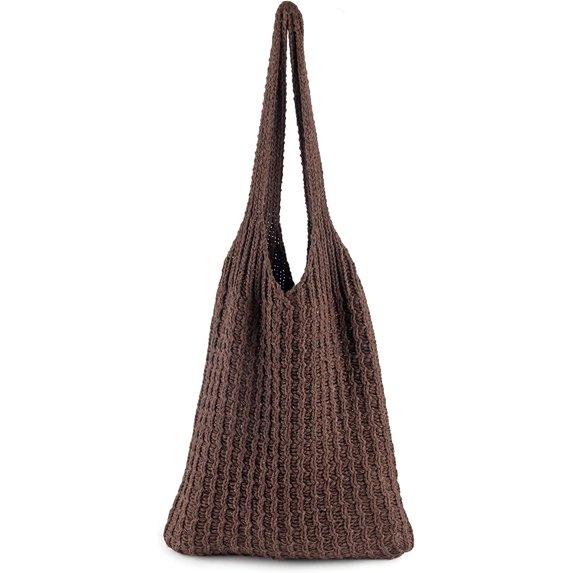 CoCopeaunts Women's Shoulder Handbags Hand crocheted Bags large Shoulder Shopping Bag tote bag aesthetic cute tote bags