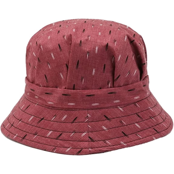 CoCopeaunts Women's Sunhat Fisherman Hat Cotton Kid's Breathable Cap UV Protection Spring Windproof Hats w Cute Flowers Hiking Gardening