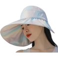 thumbnail image 1 of CoCopeaunts Women's Sunhat UV Protection Beach Casual Large Wide Brim Breathable Stylish Gradient Color Packable Shell Cap Tarvel Hiking, 1 of 8