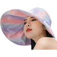 thumbnail image 1 of CoCopeaunts Women's Sunhat UV Protection Beach Casual Large Wide Brim Breathable Stylish Gradient Color Packable Shell Cap Tarvel Hiking, 1 of 8