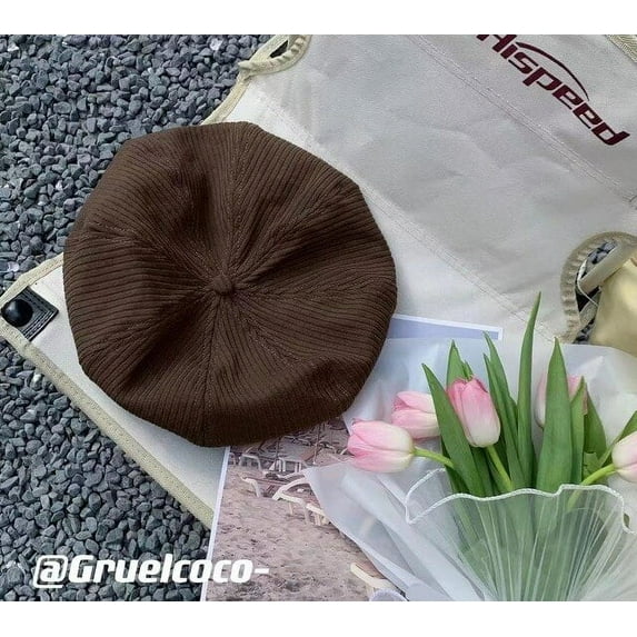 CoCopeaunts Womens Berets Hats Spring Autumn Vintage Retro Octagonal Cap French Plaid Painter Hat Ladies Artist Beanies Hats Military Caps