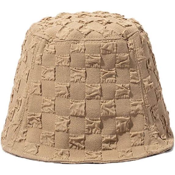CoCopeaunts Womens Bucket Hat Plain Pleated Fisherman Hat Female Fashion Summer Thin Sunshade Breathable Quick Dry Basin Hat