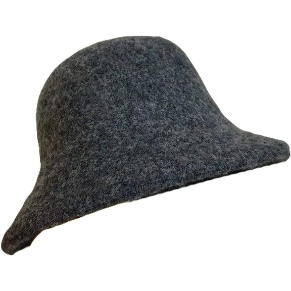 CoCopeaunts Womens Bucket Hat Winter Thickening Warm Wool Fisherman Hat for Teens Girls Hip Hop Casual Foldable Bucket Cap