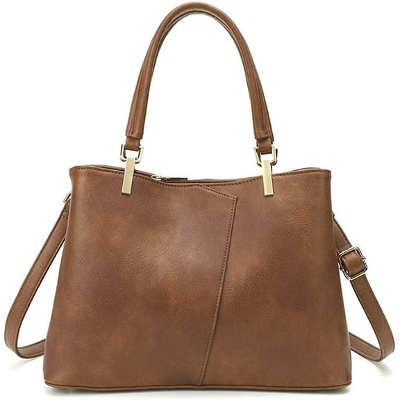 CoCopeaunts Womens Handbag Leather Shoulder Purse Large Capacity Crossbody Bag Hobo Travel Commute Purse