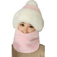 thumbnail image 1 of CoCopeaunts Womens Knit Beanie Hat Scarf Fleece Lined Peruvian Circle Scarf Warm Knit Hat Pom Skull Cap, 1 of 2