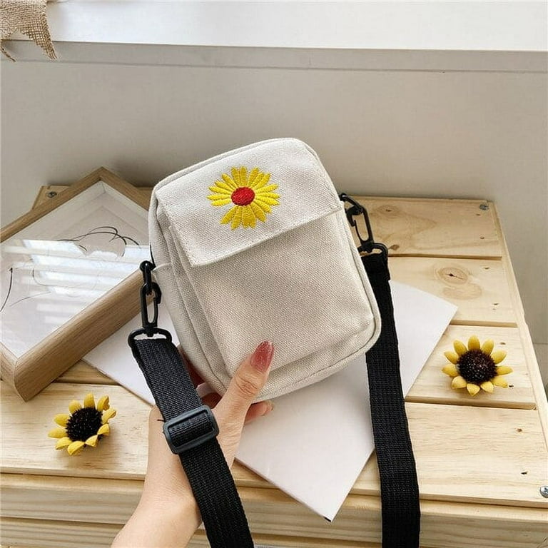 Daisy canvas bag hot sale