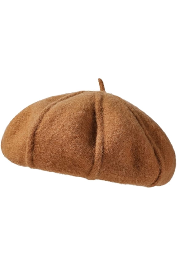 Wool Beret Hat for Women Classic Color Beret Cap French Paris Hat Solid Winter Artist Painter Hat Octagonal Hat