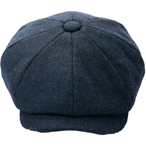 CoCopeaunts Wool Tweed Newsboy Cap Unisex Vintage Classic Casual Berets Hat Men Women Spring Winter Wild Warm Octagonal Cap