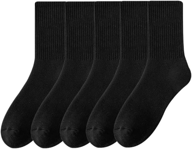 CoCozhu Mens Socks 5 Pack, Cotton Ankle Socks for Men