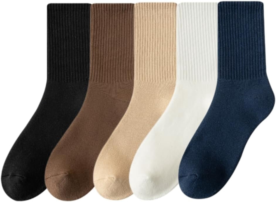 CoCozhu Mens Socks 5 Pack, Cotton Ankle Socks for Men