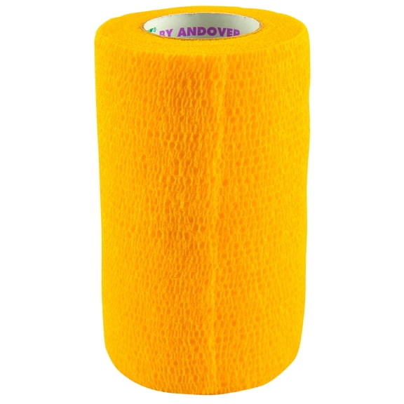 CoFlex Flexible Cohesive Bandage 4" x 5yd Yellow