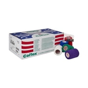 CoFlex Latex Self-Adherent Cohesive Bandage Multi-color NonSterile 3 x 5 Yd 24 Ct