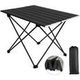 CoPedvic Camping Side Table Folding Beach Desk with Carry Bag for