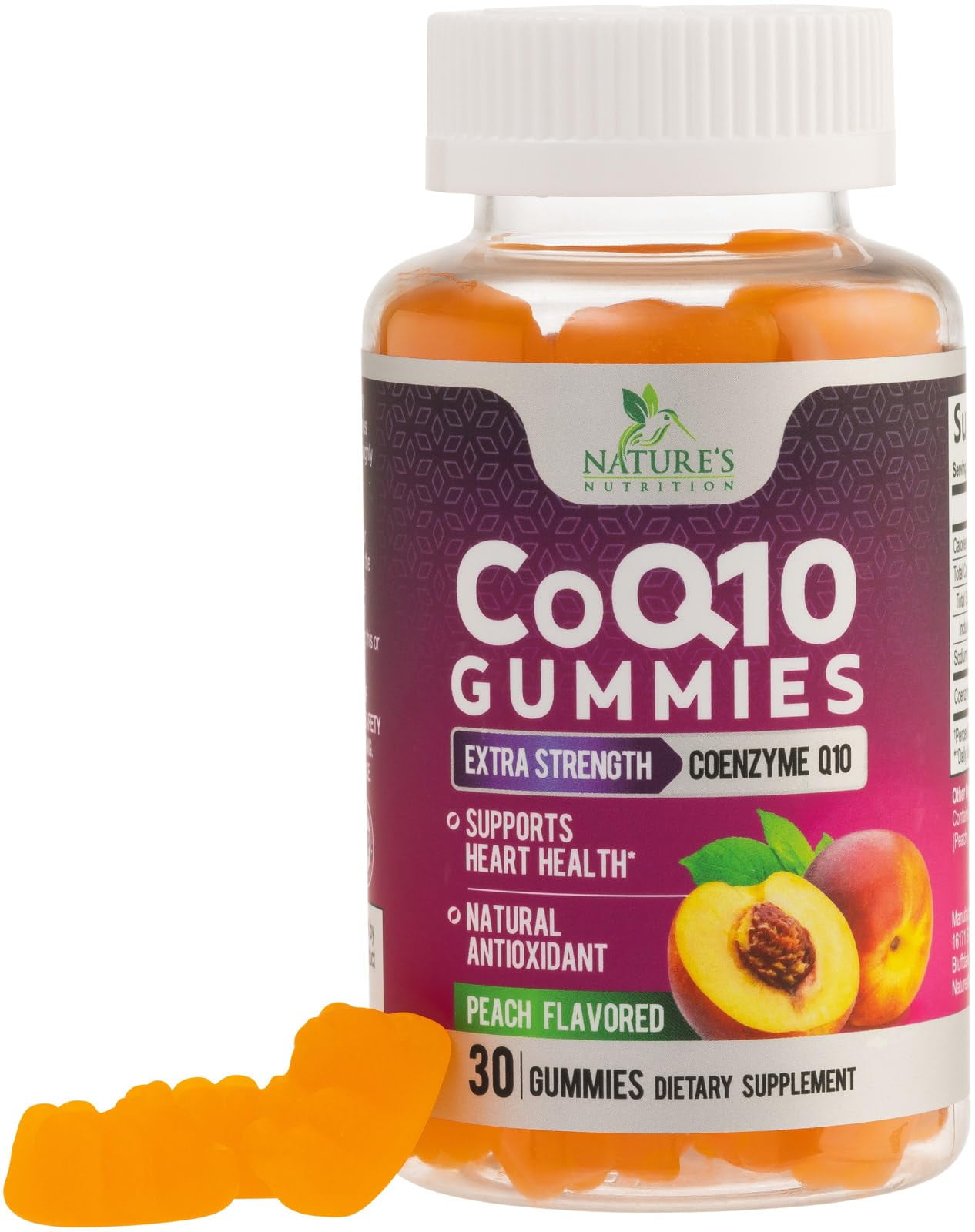 CoQ10 100mg Gummies Coenzyme Q10 Supplement, CoQ10 Gummies