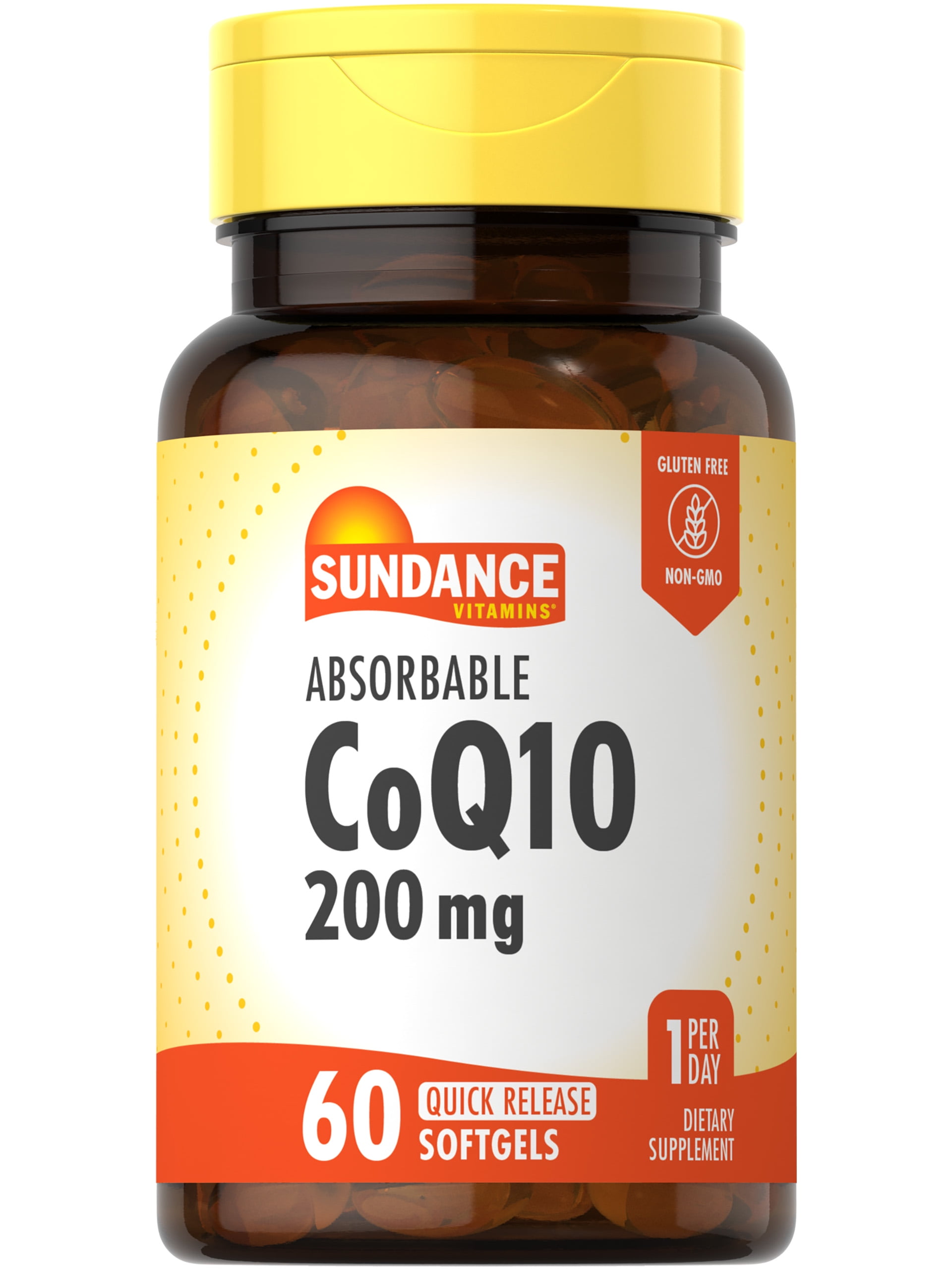 Best Budget Coq10 200mg With Black Pepper Extract CoQ10 200mg | 60 Quick Release Softgels | With Black Pepper Extract
