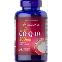 Puritan's Pride CoQ10 200mg Softgels - Essential Antioxidant Supplement, 240 Count