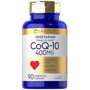 CoQ10 400mg | 90 Vegetarian Capsules | by Carlyle