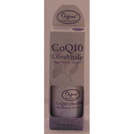 CoQ10 OliveVitale - Maxi Anti-Oxidant Wrinkle Control Serum, 1 oz., (Orjene Organics)