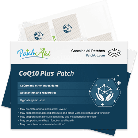 CoQ10 Plus Patch by PatchAid Size: 3-Month Supply