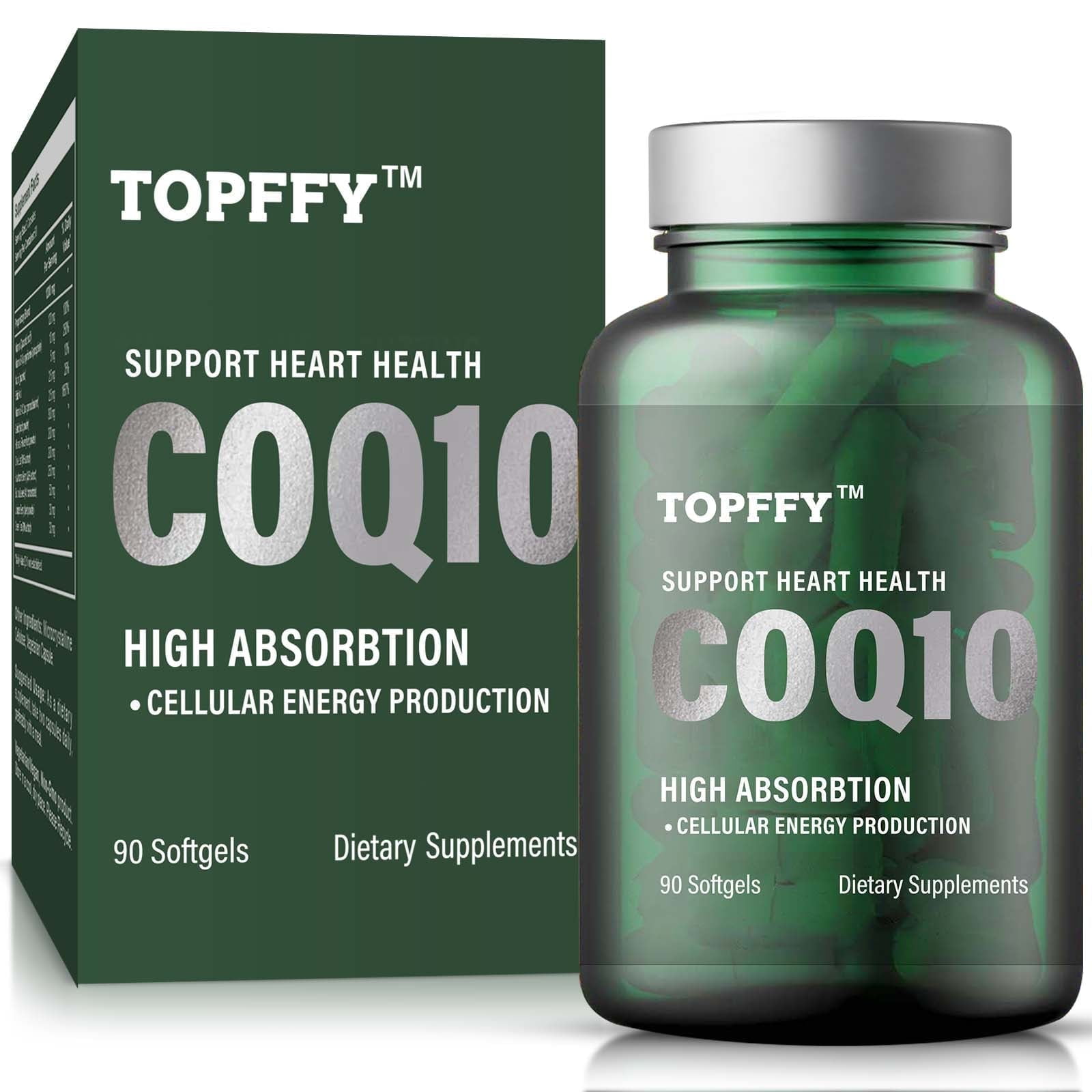 CoQ10 Supplement, 300mg, 90 Softgels, Extra Strength Coenzyme Q10 Supplement