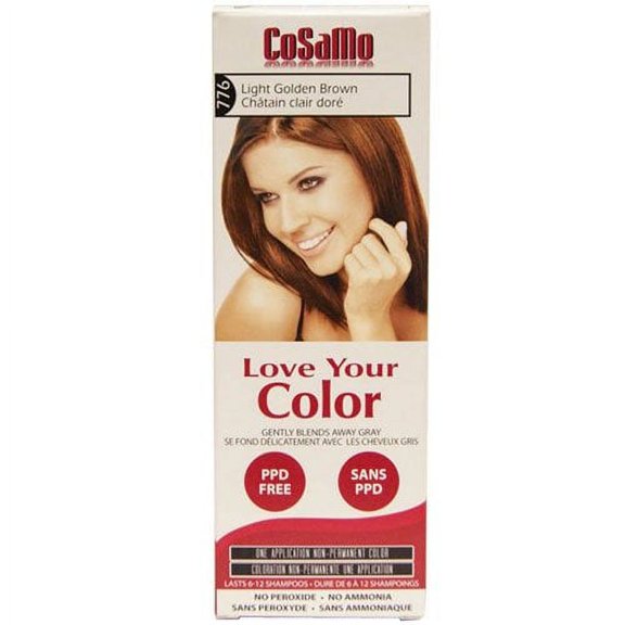 CoSaMo Love Your Color Hair Color 776 Light Golden Brown