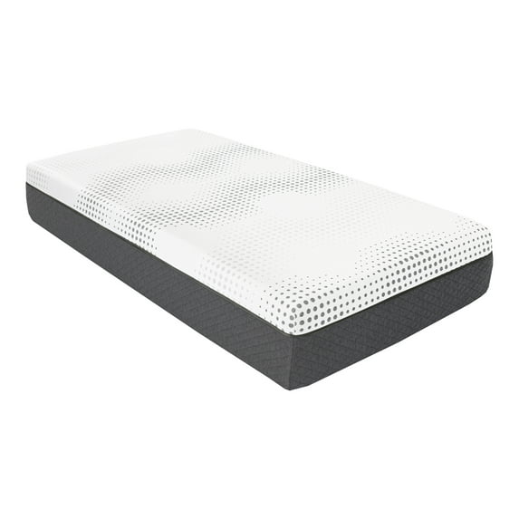 CoSoTower 12" Twin Mattress Green Tea Gel-Infused Memory Foam Hybrid Mattress, Plush Foam Pocket Coils, Mattress in A Box, Comfortable Sleep Mattress