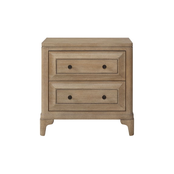 CoSoTower 2 Drawer Nightstand with Sand Finish