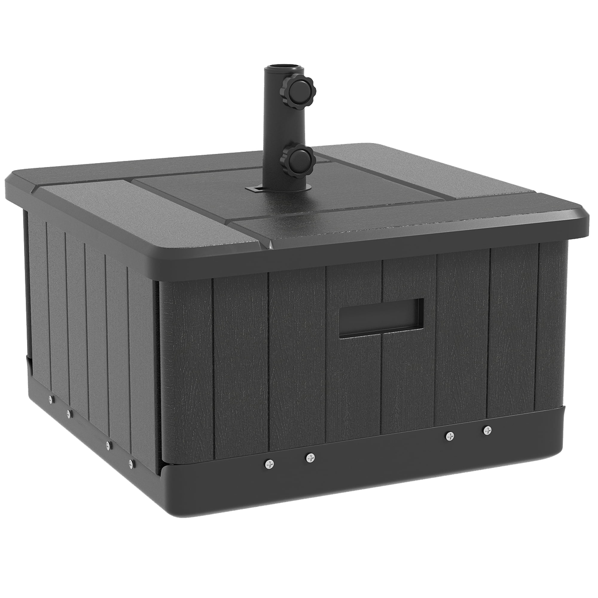 CoSoTower 3In1 Outdoor Umbrella Base, Coffee End Table, Flower Box