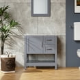 thumbnail image 1 of CoSoTower 30in Gray Bathroom Vanity and Sink Combo, 1 of 9