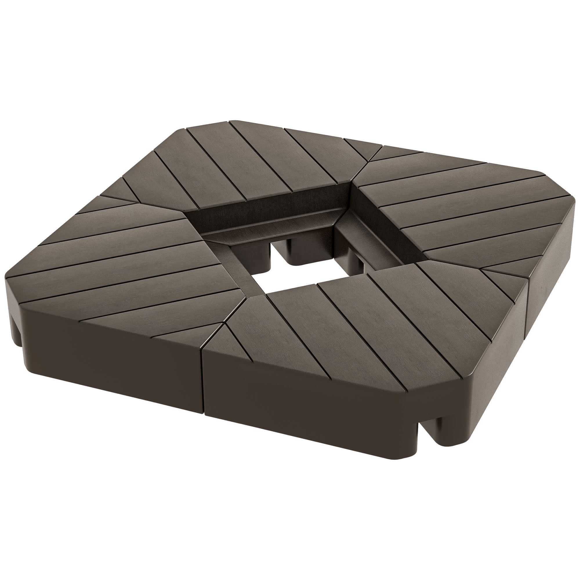 CoSoTower 4 Piece Patio Cantilever Umbrella Base Weight Set, Outdoor