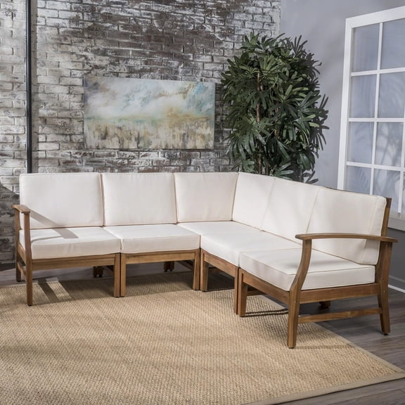 CoSoTower 5-PCS Sofa Set,Cream