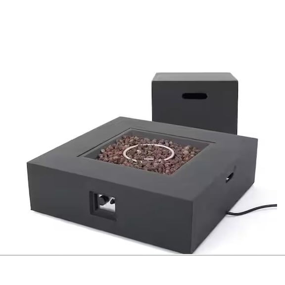 CoSoTower 50 000 BTU Square MFire Table Tank Outside